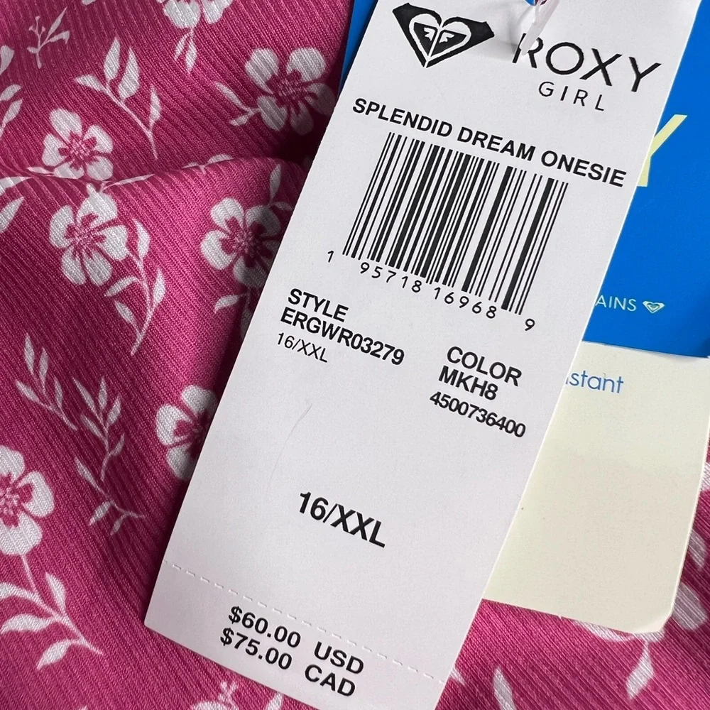 Roxy Kids Splendid Dream One-Piece Rashguard (Big Kids) 16 XXL